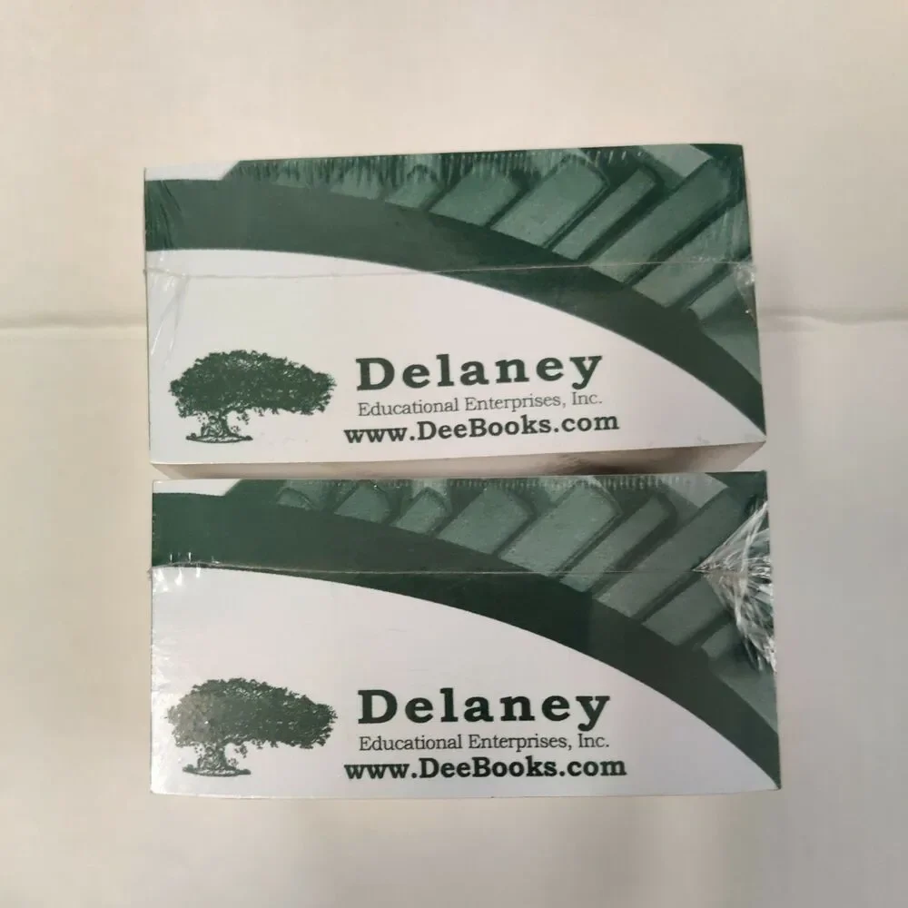 (2) Delaney Educational Enterprises DeeBooks Tree Desk 4